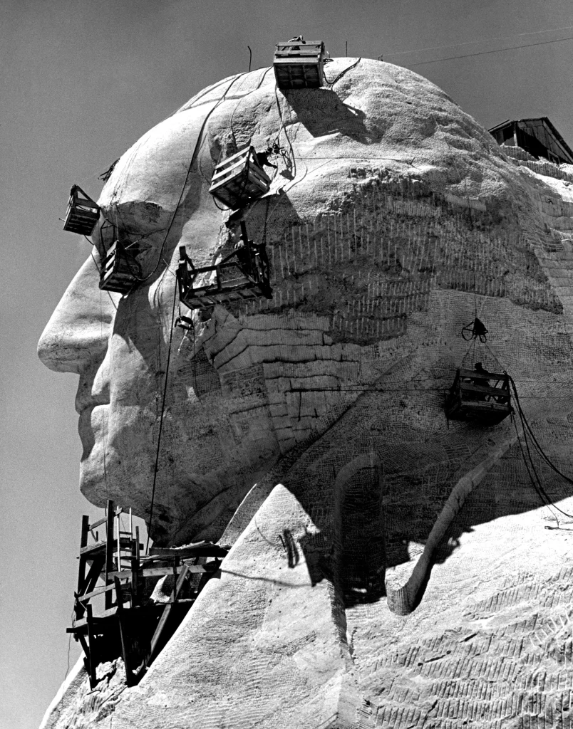 Mount Rushmore National Memorial on Construction